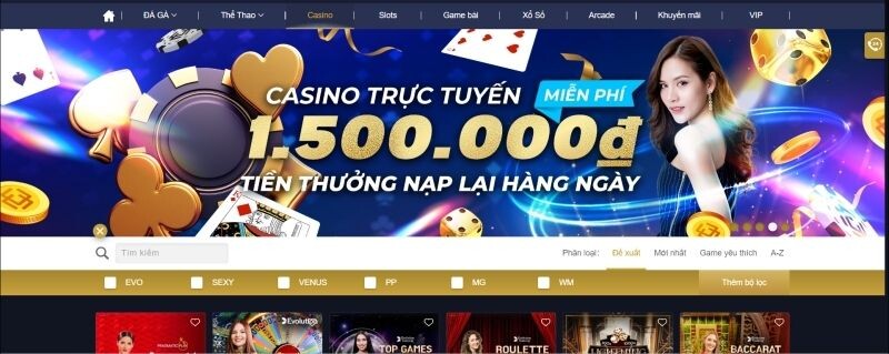 Tại sao nên chơi sảnh casino online tại casinomcw?